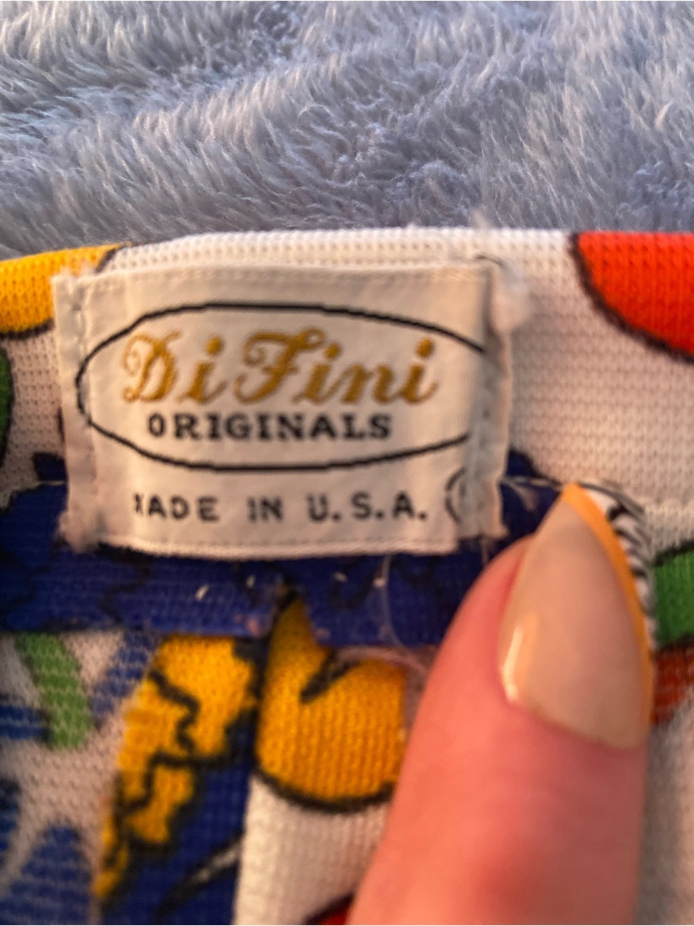 VINTAGE Bright Floral Mini Skort White Multi - Picture 10 of 14